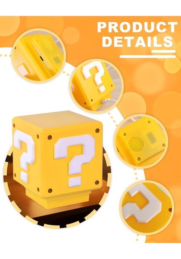 Ruicoo Nesımy Super Bros - Çocuklar İçin Oyun Sesli Renkli Gece Lambası, Dekoratif Aydınlatma Ve Hediye 03-mla Diğer