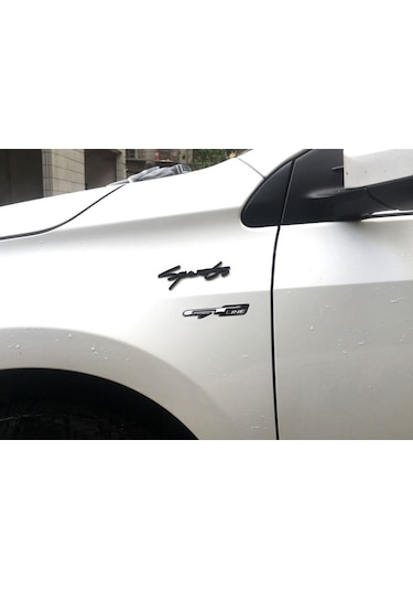 Gt Line Yazı Logo Arma Abs Krom Renk Gt Arma Logo Çamurluk Bagaj
