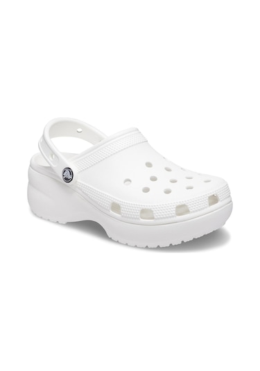 Crocs Classic Platform Clog W - Siyah-206750 Beyaz