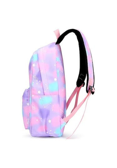 3 Parçalı Okul Sırt Çantası: Büyük Sırt Çantası, Öğle Yemeği Çantası Ve Kalem Kutusu Pembe Th