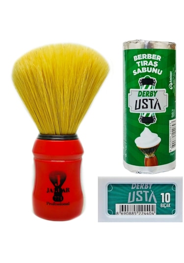 Jaguar 771-k Mix Kıl Tıraş Fırçası, Tıraş Sabunu Seti
