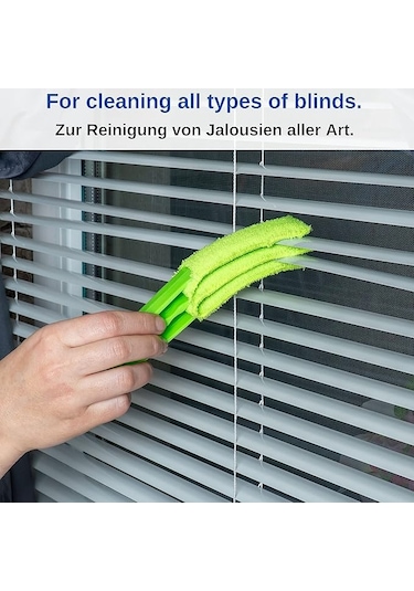 Jaluzi, Panjur Ve Çıtalar İçin Temizleme Fırçası - 2'li Set + 2 K