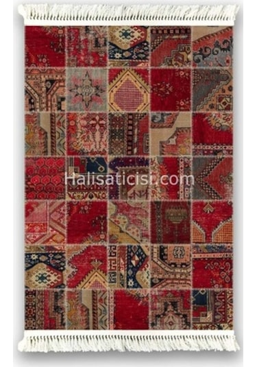 Prizma Halı Vintage Kilim V-6004 Çok Renkli