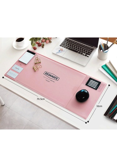 Samdoo Büyük Boy Çok Amaçlı Ofis Ve Ev Kullanımı İçin Kaymaz Masa Altlığı - Gri