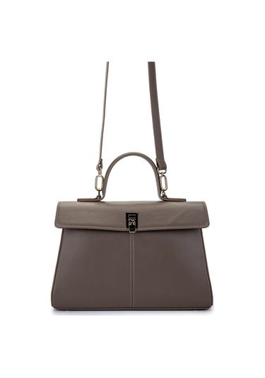 Tamer Tanca Kadın Hakiki Deri Vizon El Çantası 147 1064 Bn Cnt Y25 Vızon Dr Vizon