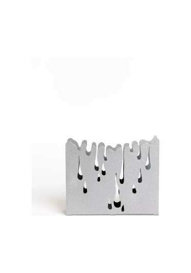 Gala Mutfak İçin Masada Kullanılabilecek Metal Loft Tarzı Peçetelik 181912912 Gümüş