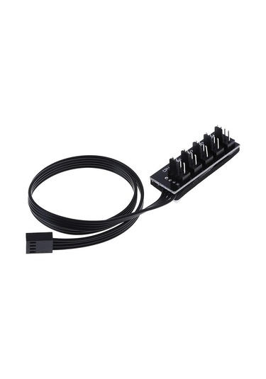 40cm 1 İla 5 4-pin Molex Tx4 Pwm Cpu Soğutma Fanı Adaptörü Güç Kablosu