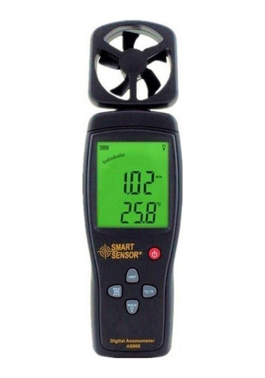 Smart Sensor AS 806 Rüzgar Hızı ve Sıcaklık Ölçer Anemometre