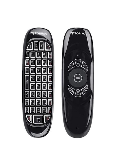 Torima K-02 2.4G Kablosuz Air Mouse ve Mini Klavyeli Uzaktan Kumanda