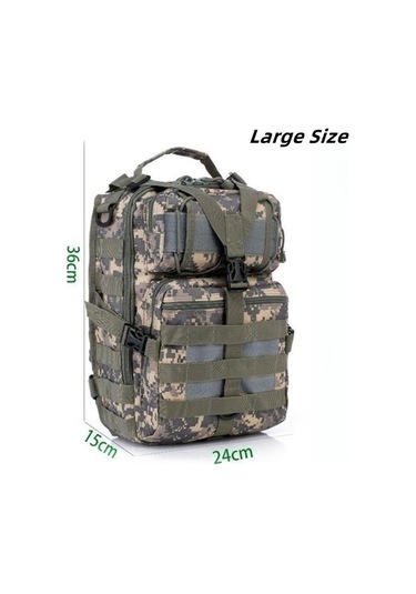 Kamuflaj Askeri Taktik Saldırı Paketi Sling Sırt Çantası Ordu Molle Su Geçirmez Edc Sırt Çantası Açık Yürüyüş Kamp Seyahat Çantası İçin Küçük Boy Çok Renkli