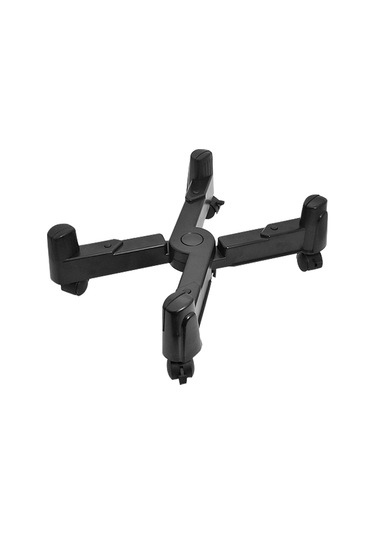 Sones 5-tekerlekli Ayarlanabilir Hareketli Kasnak X-tipi Bilgisayar Ana Bilgisayar Plastik Şasi Tepsi Tutucu Siyah