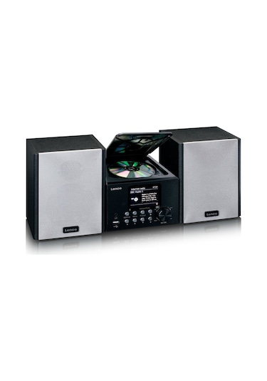 Lenco Mc-250bk - Akıllı Radyo, Cd/usb Oynatıcı, İnternet, Dab+, Bluetooth Özellikli Mikro Set - Siyah