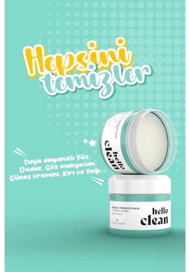 Herbaderm Hello Clean Gözenek Karşıtı Oleanolik Asit Yağ Bazlı Temizleyici Balm 100 ML
