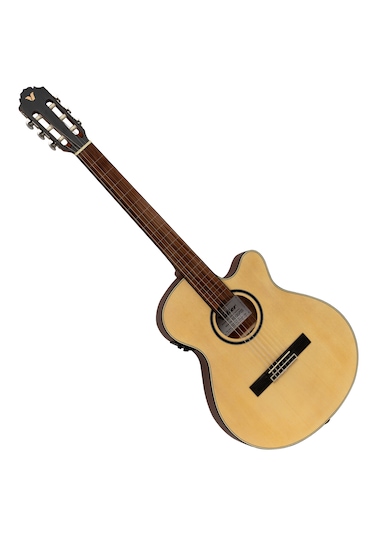 Valler Vgx305 Naturel Cutaway İnce Kasa Perdesiz Elektro Gitar