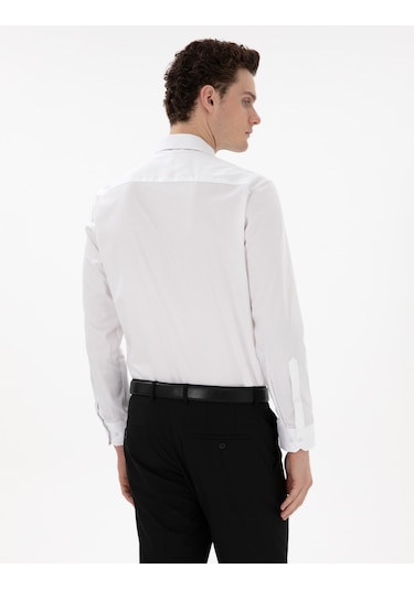 Pierre Cardin Erkek Beyaz Gömlek Basic 50302972-vr013 Beyaz