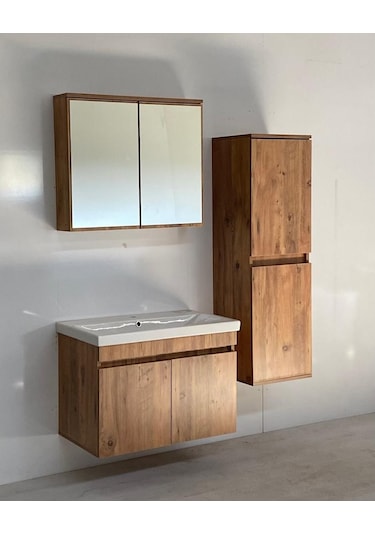 Üsküp A. Çam Banyo Üçlü Takım 60 CM