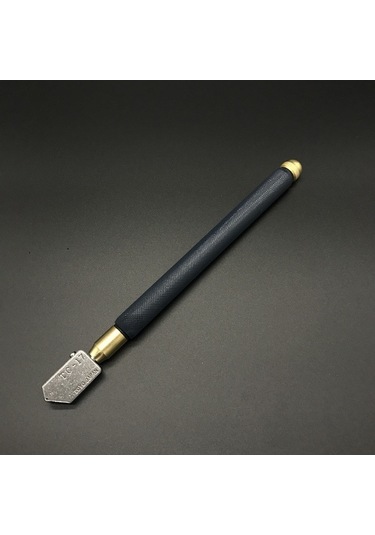 Xindoker Toyo Cam Kesici Tc-17 Modeli Demir Saplı Kayar Tip Sarı Cam Kesi Toolu