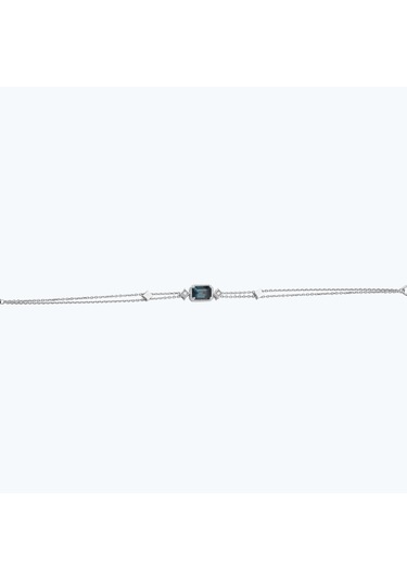 Altınbaş Pırlanta Topaz Taş Baget Bileklik Klb193l-14k