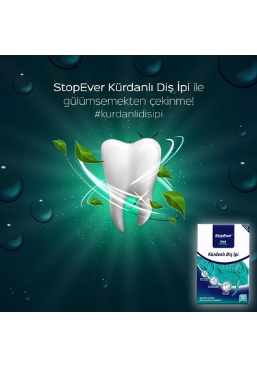 Stopever Well Tooth Kürdanlı Diş İpi & Nane Ferahlığı 6 x 50'li
