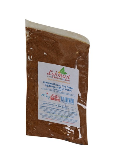 Lokman Avm Domates Kurusu Toz Doğal Öğütülmüş 100 G