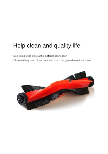 Crackedice Xiaomi Robot Süpürge S20+ / S10 Plus Ana Yan Fırça Paspas Filtresi