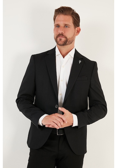 Buratti 535638816 Nipoye Erkek Ceket Siyah