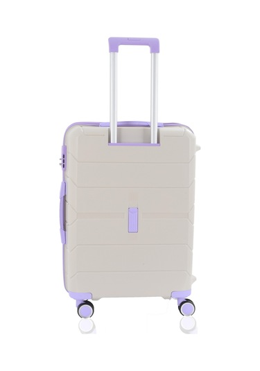 Mçs Polipropilen Valiz V366 65 Cm S20sy100004165 10729 Kemik/lila Kemik - Lila