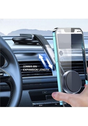 Adaman Premium Serisi A092 Araba Için Manyetik Telefon Tutucu Araç Içi Uzayabilen Telefon Tutucu