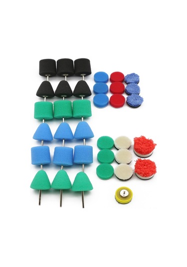 Yifomall "28-61 Parçalı Otomobil Cilalama Seti - Esnek Şaftlı Profesyonel Parlatma Pedleri Ve Aksesuarları"