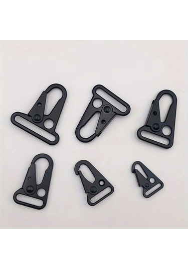 Besthome1 Dağcılık Tokalara Sahip Ağır Hizmet Tırmanma Karabina 32mm Siyah Siyah