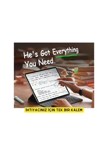 İpad Profesyonel Stylus Kalem Palm Rejection Özellikli Manyetik Şarj Aparatlı Pencil 2 Tablet Kalemi