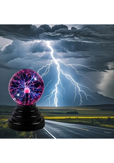 Honeybeeshop Yethke Siyah Ayarlanabilir Sih Topu Kreş Gece Lambası Usb Kumandalı Led Işıklı Noel Dekoru Siyah