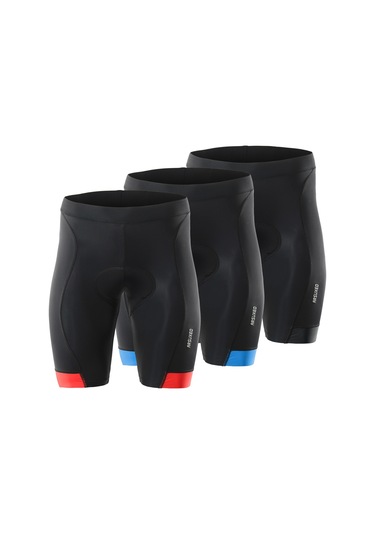 Arsuxeo Erkekler Yaz Bisiklet Şort Hızlı Kuru Nefes Jel Yastıklı Xl Siyah