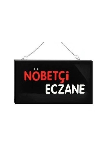 Işıklı Tak Çalıştır Hazır Tabela Nöbetçi Eczane