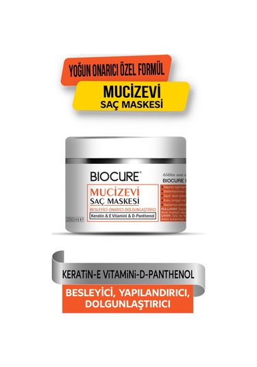 Biocure Mucizevi Saç Bakım Maskesi 250 ML