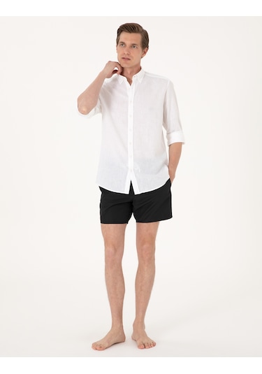 Pierre Cardin Erkek Siyah Deniz Şortu 50308846-vr046 Siyah