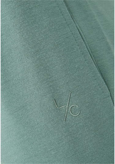 L Couture Şık Jogger Pantolon Yeşil
