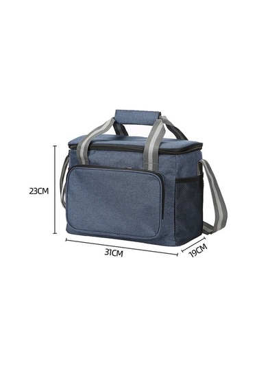 Dancemonkey Cbtx 15l Taşınabilir Öğle Yemeği Çantası - Piknik Soğutucu, Su Geçirmez, Omuz Çantası - Lacivert Lacivert