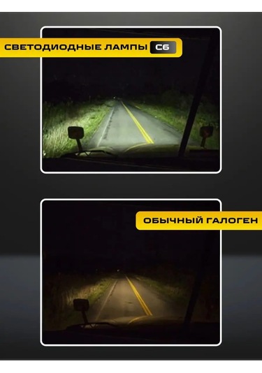 Avtosvet Opt C6 Hb3 9005 Led Ampuller Seti 2 Adet 169890642