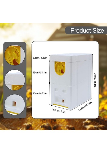 Homyl Kraliçe Arı Yetiştirme Kutusu Köpük Kovanı Bahçe