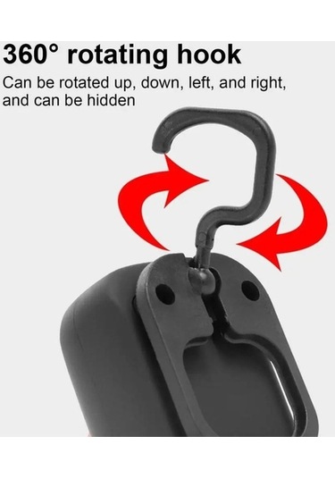 Ebitda Araba Usb Led Çalışma Muayene Işığı, Kompakt, Manyetik Stand, Su Geçirmez, 500lm Lümen