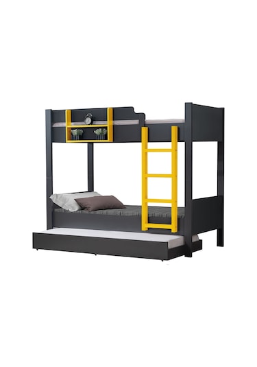 Setaymobilya Ranza, Asya Ayrılabilir Yavrulu Ranza - Antrasit - Sarı