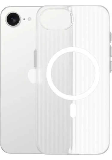 Jocajeİphone Uyumlu 16e/se4 2025 Şeffaf Magsafe Kılıf, Sert Darbeye Dayanıklı İphone Uyumlu 16 Pro İçinblack3000 Mah Black