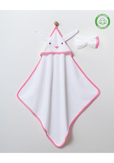 Tavşan Kulaklı Silgi Havlu Fuşya