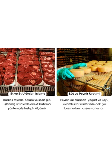 Az 8613 Gıda Ph Ölçer Değiştirilebilir Problu İnce Uçlu 0