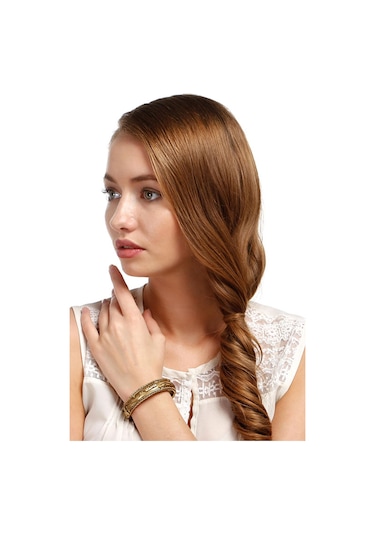 Tblk03148 Mitolojik Kabartmalı Metal Kelepçe Model Kadın Bilezik 3098-3168 Çok Renkli