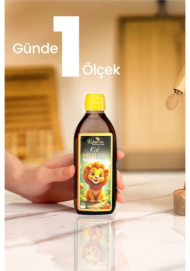Kiperin Kids Fish Oil Çocuk Özel Yüksek Balık Yağı: 1800, Omega 3:1206mg, Epa:180mg, Dha:900mg 150ml