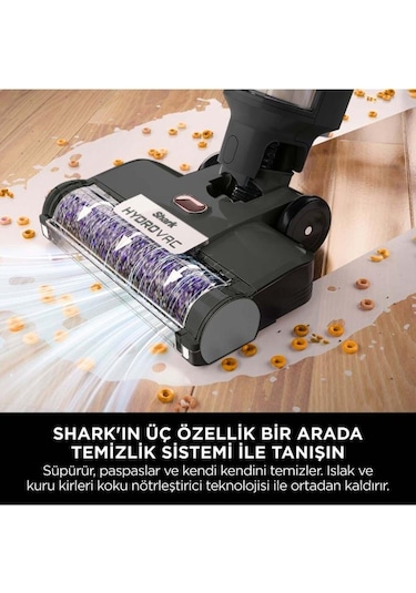 Shark Hydrovac Pro Islak Kuru Şarjlı Dikey Süpürge (Teşhir)