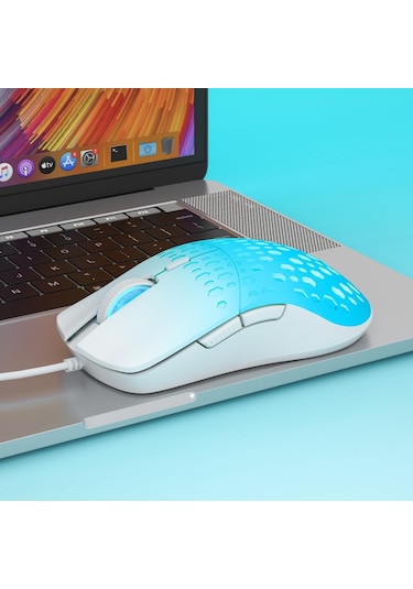 Aula S11 Pro 3600 DPI RGB Optik Oyuncu Mouse