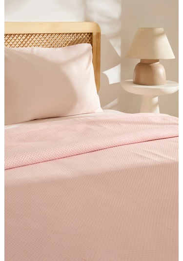 Kaşmir Home Nora %100 Pamuk Çift Kişilik Pike Rose Rose